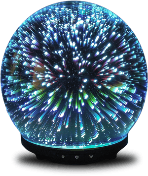 L E D Projection Night Light PNG image with transparent background