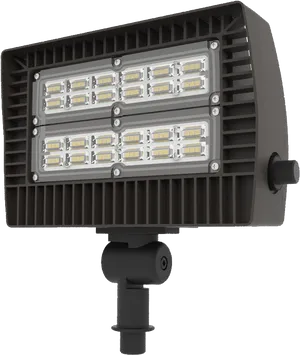 L E D Stadium Floodlight Black PNG Image