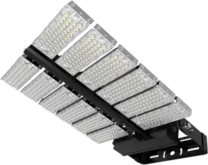 L E D Stadium Lighting Array PNG Image