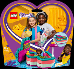 Lego Friends Andrea's Summer Heart Box - Lego Friends Heart Box, HD Png Download PNG image with transparent background