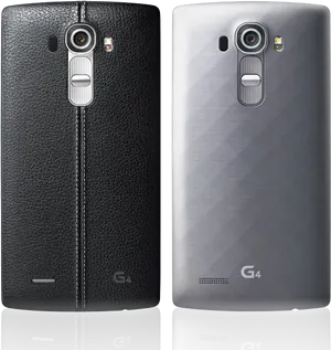 L G G4 Smartphone Back Views PNG Image