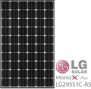Lg 295w Mono Lg295s1c-a5 - Lg Solar Mono X Plus, HD Png Download PNG with transparent background