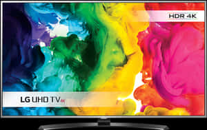 L G4 K U H D T V Colorful Display PNG image with transparent background