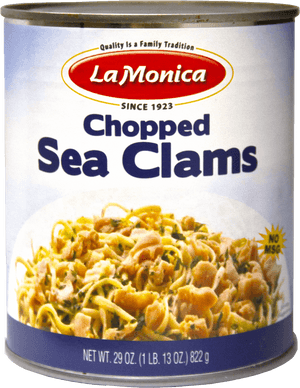 Can Of Lamonica 29 Oz Chopped Sea Clams - La Monica Sea Clam Chopped, HD Png Download PNG with transparent background