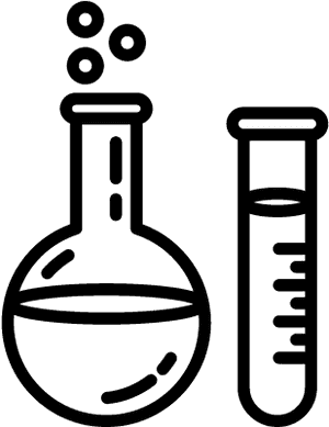 Two Test Tubes Vector - Outline Of Test Tube PNG with transparent background