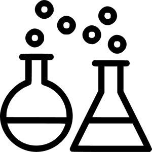 Chemical Reaction Test Lab Conical Flask Beaker Comments - Chemical Reaction Clip Art, HD Png Download PNG image with transparent background
