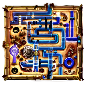 Labyrinth Game Map Png 84 PNG Image