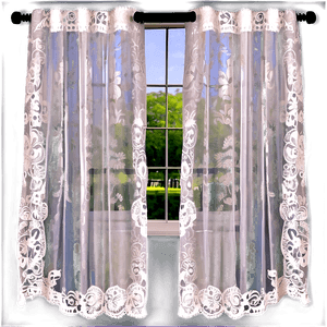 Lace Curtains PNG jfc17 PNG image with transparent background
