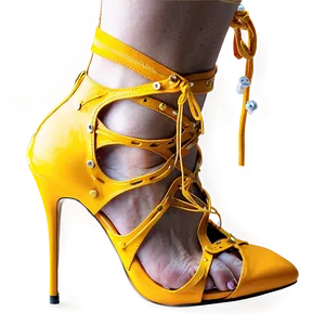 Lace Up Heel Png 06262024 PNG Image