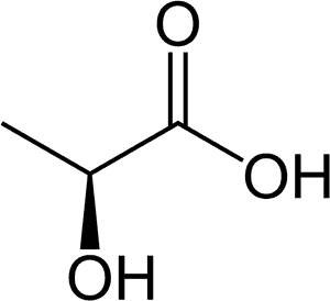 Lactic Acid - Lactic Acid Skeletal Formula, HD Png Download PNG with transparent background