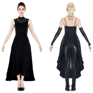 Lady In Black Png Quf PNG Image