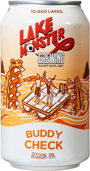 Lake Monster Brewing Session I P A Can PNG Image