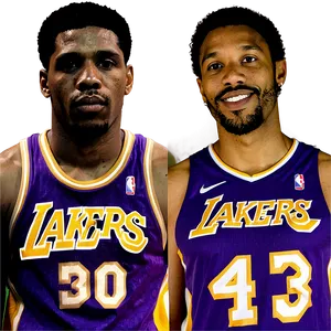 Lakers Legends Collage Png 52 PNG Image