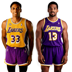 Lakers Legends Collage PNG tdv PNG image with transparent background