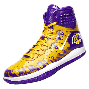 Lakers Sneakers PNG 05212024 PNG image with transparent background