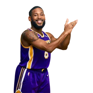 Lakers Victory Pose Png Wtw66 PNG Image