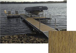 Lakeside Dockwith Boatand Chairs PNG image with transparent background