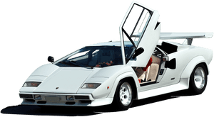 Lamborghini, Countach, V12, Sportscar, Car, Power - Lamborghini Diablo Png, Transparent Png PNG image with transparent background
