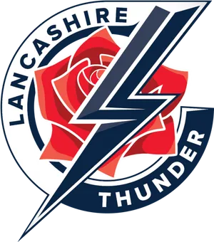 Lancashire Thunder Logo PNG Image