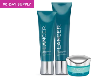 Lancer Skincare90 Day Supply Set PNG Image