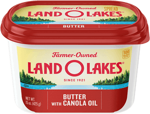 Land O Lakes Butterwith Canola Oil PNG image with transparent background