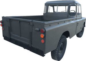 Land Rover Rear Transparent Image - Pickup Truck, HD Png Download PNG image with transparent background