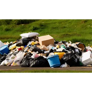 Landfill Overflow Trash Png Yrc82 PNG Image