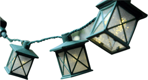 Solar Led Colonial Lantern String Lights, HD Png Download PNG image with transparent background