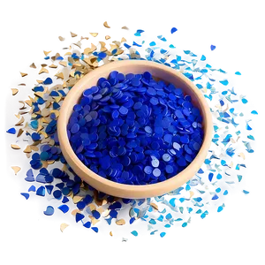 Lapis Blue Confetti Sprinkle Png 06262024 PNG Image