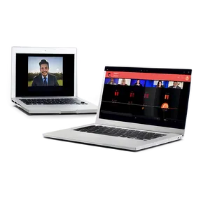 Laptop Video Conference Png Xjl10 PNG Image