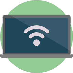 Laptop Showing Wi-fi Symbol - Vpn Wifi, HD Png Download PNG with transparent background