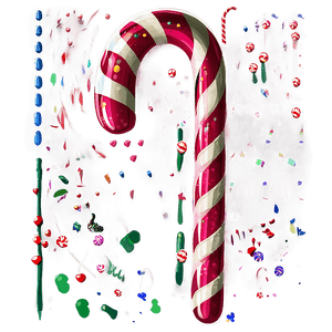 Large Candy Cane PNG 06112024 PNG image with transparent background