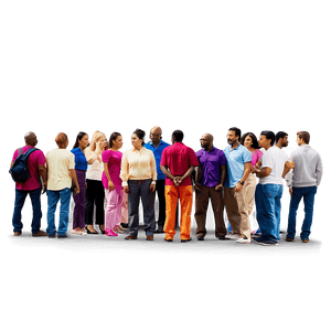 Large Group of People PNG jsh PNG with transparent background