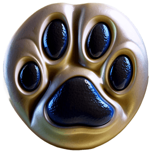 Large Paw Print PNG 05042024 PNG image with transparent background