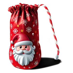 Large Santa Sack Png Bue PNG Image