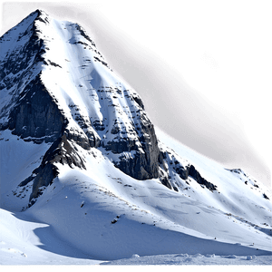 Large Snowy Mountain Peak PNG 06252024 PNG with transparent background