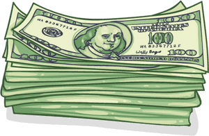 Stack Of Cash Png - Stacks Of Money Cartoon, Transparent Png PNG