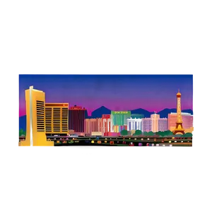 Las Vegas Skyline Vector Png 45 PNG Image