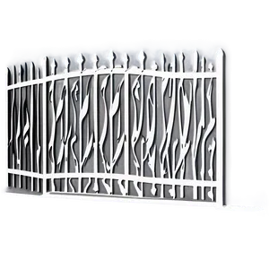 Laser Cut Metal Fence Designs Png Vcg32 PNG Image