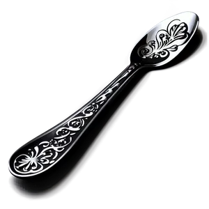 Laser Etched Teaspoon Png 06252024 PNG Image