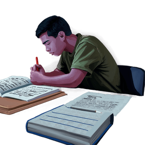 Late Night Study Session PNG jqq61 PNG image with transparent background