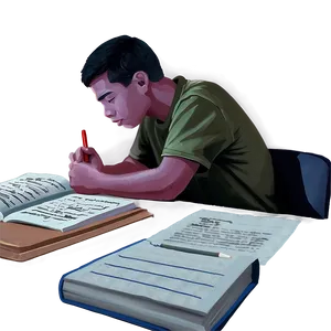 Late Night Study Session Png Jqq61 PNG Image