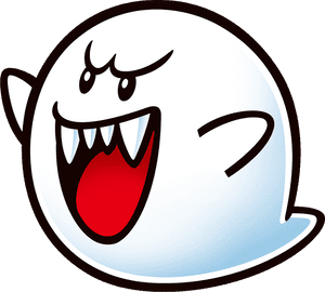 Boo 2d Shaded - Boo Super Mario 2d, HD Png Download PNG image with transparent background