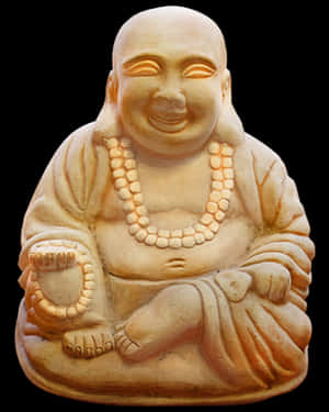 Laughing Buddha Statue PNG image with transparent background