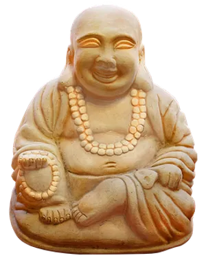 Laughing Buddha Statue PNG Image