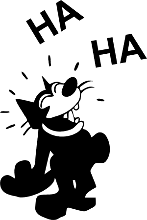 Felix The Cat Ha Ha, HD Png Download PNG with transparent background