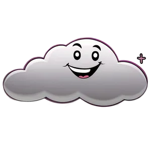 Laughing Cloud Cartoon Png Mpq PNG Image