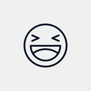 Laughing Emoji Graphic PNG Image