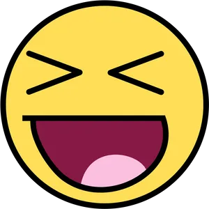 Laughing_ Emoji_ Graphic PNG Image