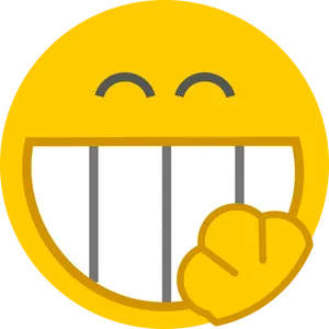 Laughing Emoji Graphic PNG Image